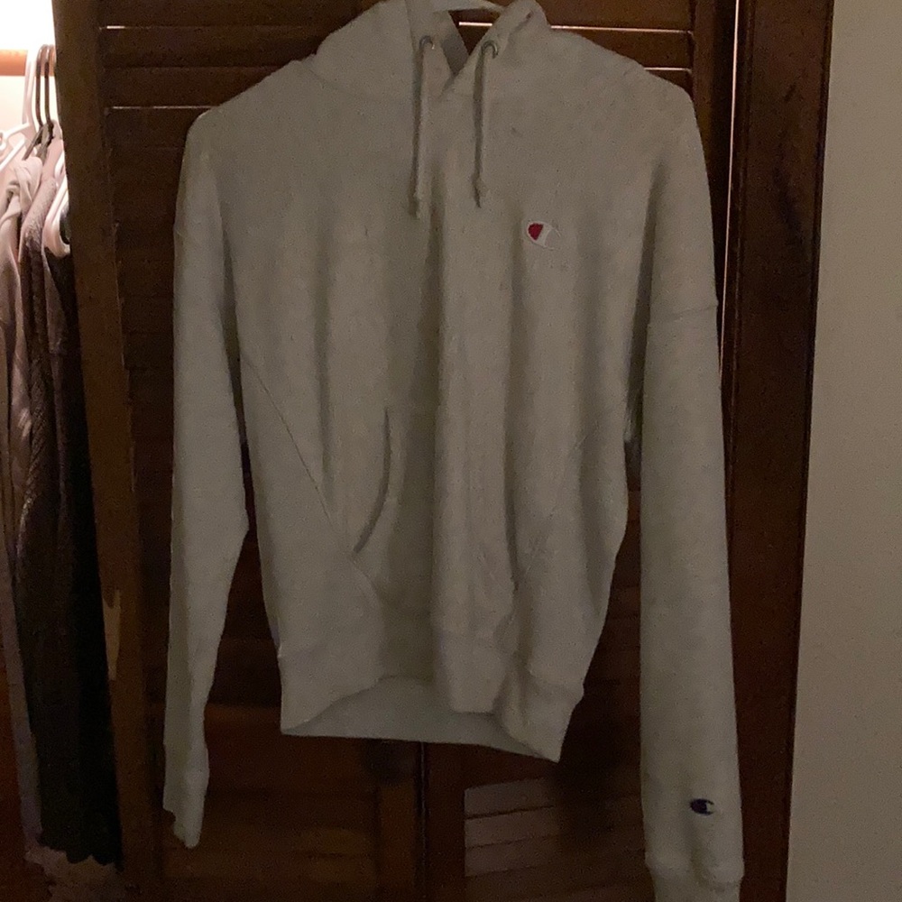 Champion Grey Hoodie Size Small